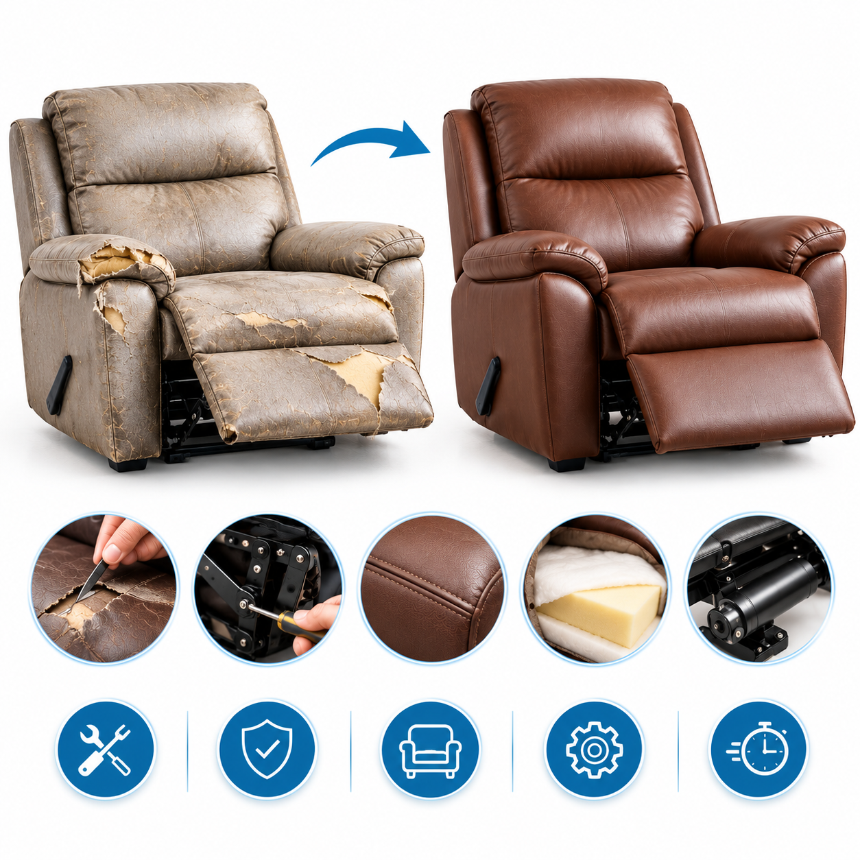Recliner Repair Service Provider In Noida