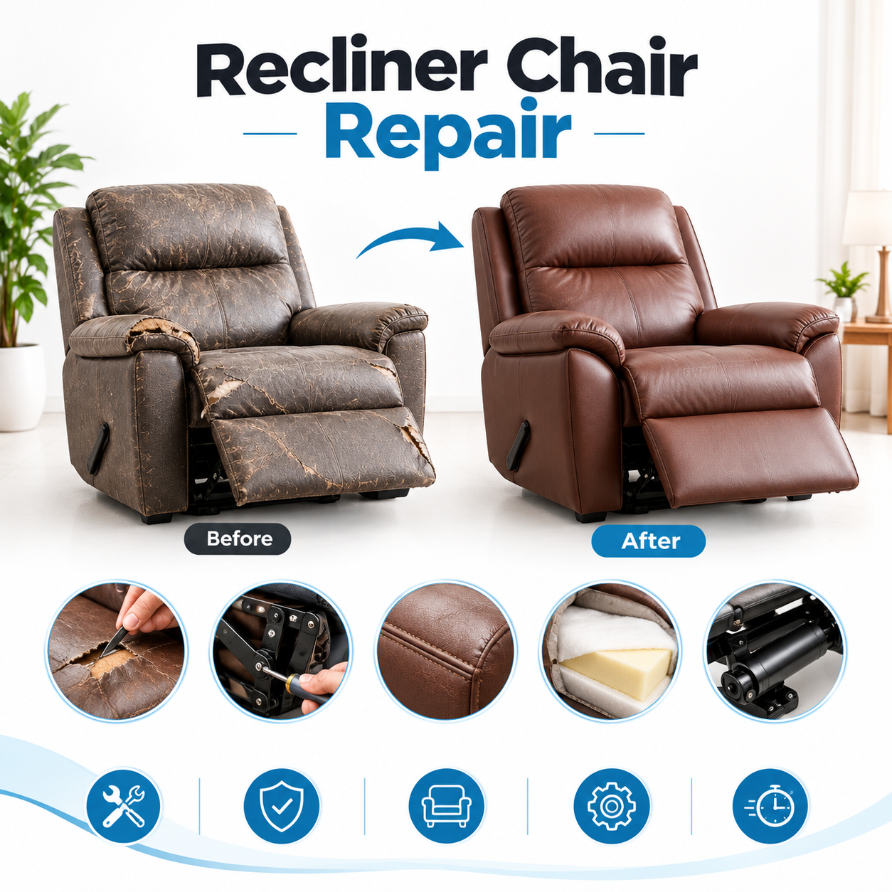 Recliner Chair Repair Service In Noida