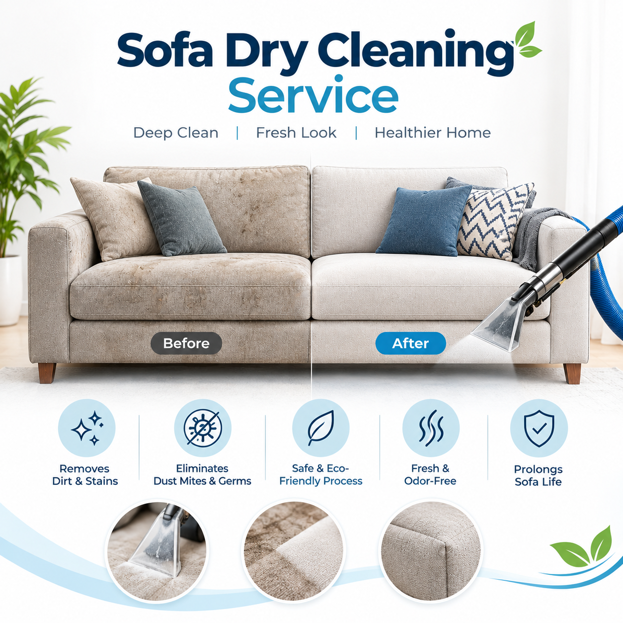 Sofa Dry Cleaning Service In Gurgaon