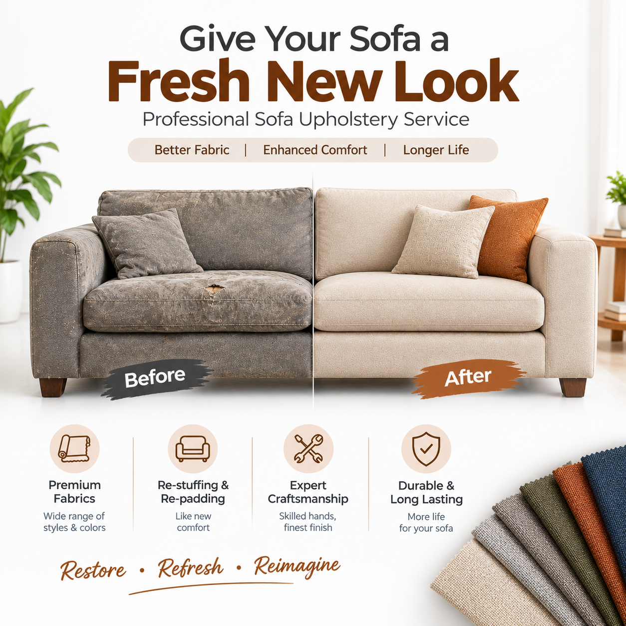 Expert Upholstery Services In Noida